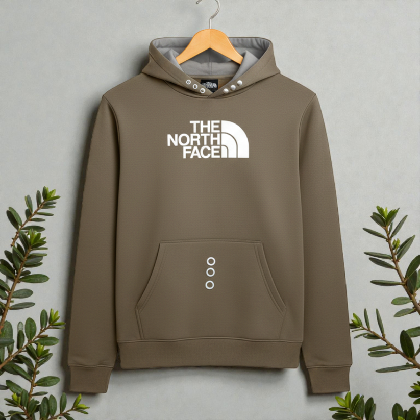 Soft Cotton Luxuries Hoodie Deep Khaki Colour