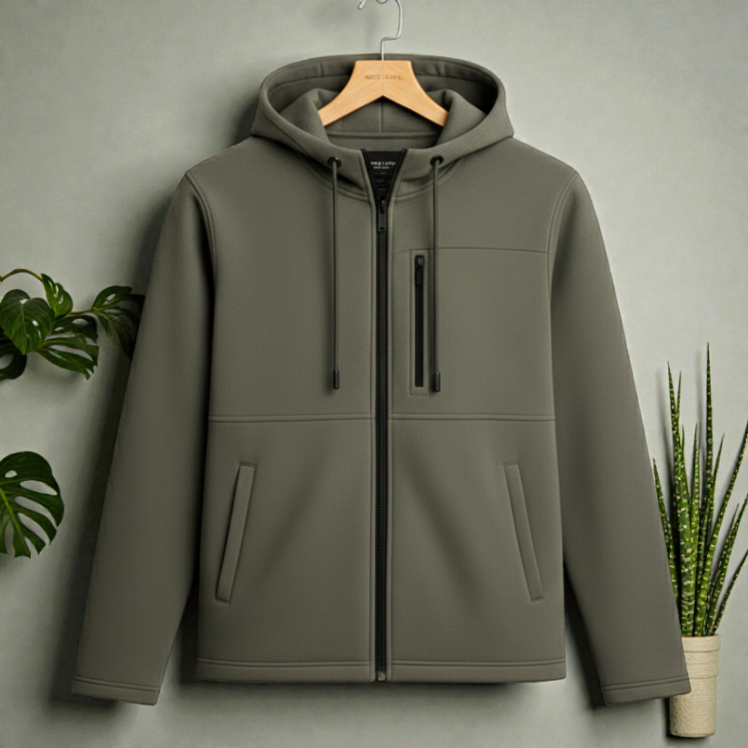 Ash Luxuries Men's Zipper Hoodie