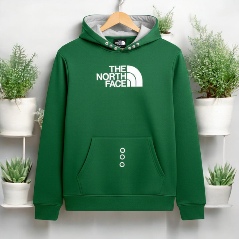 Deep Green Colour Luxuries Men's Soft Cotton Hoodie