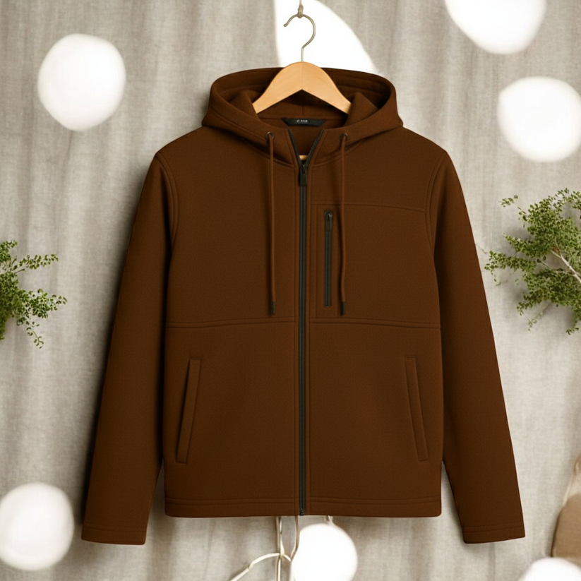 Brown Luxuries Men's Zipper Hoodie