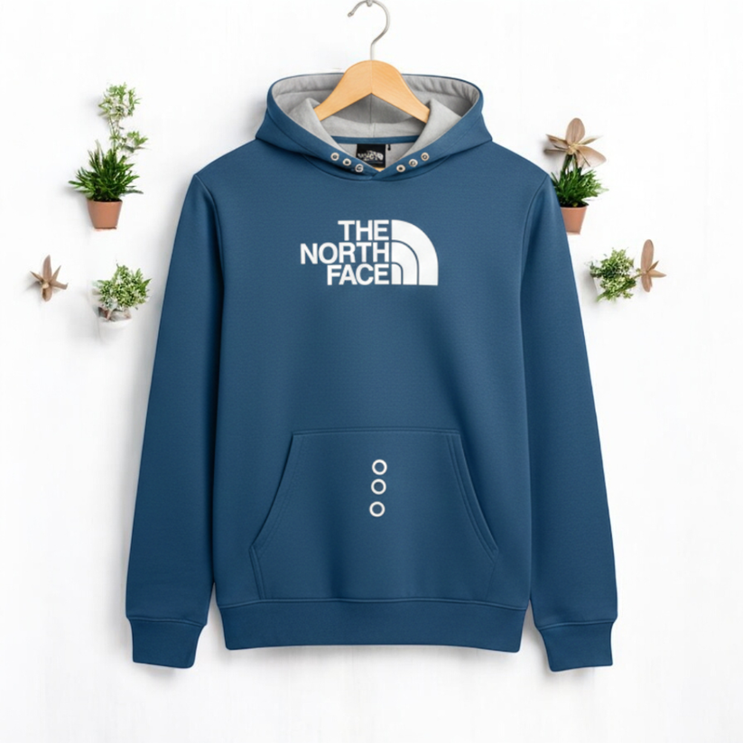 Soft Cotton Luxuries Hoodie Navy Blue Colour
